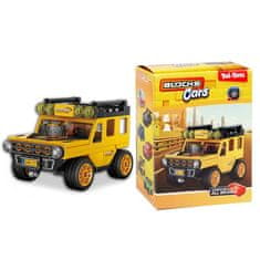 Teddies Gradbeni set Bloki Avtomobili - plastični zložljivi avtomobili mešanica vrst