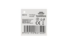 Teddies Pes, ki hodi in laja, plišast/plasten 18 cm na baterije 4 vrste