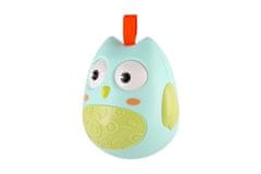 Teddies Roly Poly sova iz plastike 11cm z zvokom 6m+