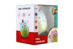 Teddies Roly Poly sova iz plastike 11cm z zvokom 6m+