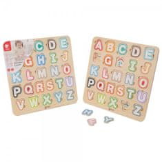 Classic world Sestavljanka/Puzzle deska abeceda les 30x30cm v foliji 24m+