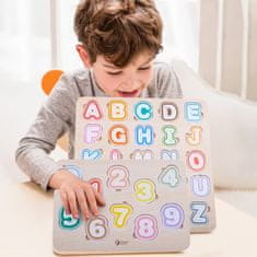 Classic world Sestavljanka/Puzzle deska abeceda les 30x30cm v foliji 24m+