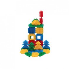 Wader Kocke ježki gradbeni set 110 kosov plastike v plastični škatli 15x26cm