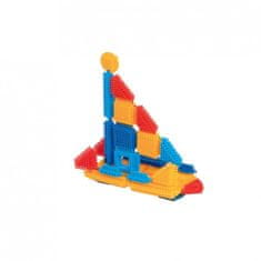 Wader Kocke ježki gradbeni set 110 kosov plastike v plastični škatli 15x26cm