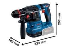 BOSCH Professional akumulatorsko vrtalno kladivo GBH 18V-22 X Solo (0611924100)