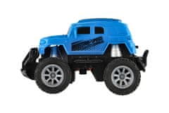 Teddies Avto RC mini tovornjak plastika 12cm 27MHz na baterijo s svetlo modro barvo