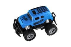 Teddies Avto RC mini tovornjak plastika 12cm 27MHz na baterijo s svetlo modro barvo