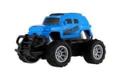 Teddies Avto RC mini tovornjak plastika 12cm 27MHz na baterijo s svetlo modro barvo