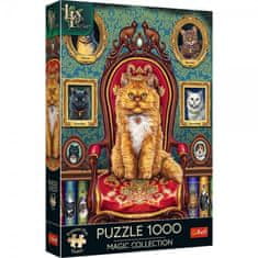 Trefl Zbirka Puzzle Magic: nore mačke 1000 kosov 48x68,3cm