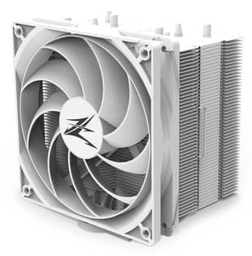 Zalman Zalmanov procesorski hladilnik CNPS10X Performa White / 135mm ventilator / 4x toplotna cev / PWM / višina 155mm / za AMD in Intel / bela
