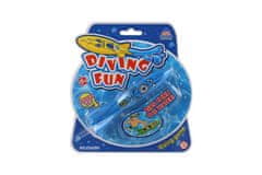 Teddies Torpedo za potapljanje iz plastike 13cm 4 barve na kartici 17x18cm