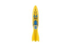 Teddies Torpedo za potapljanje iz plastike 13cm 4 barve na kartici 17x18cm