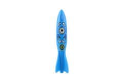 Teddies Torpedo za potapljanje iz plastike 13cm 4 barve na kartici 17x18cm
