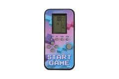 Teddies Digitalna igra Brick Game - padajoči bloki, sestavljanka iz plastike 7x14cm na baterije