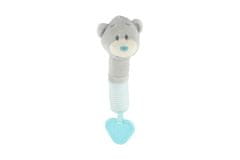 Teddies Plišast medvedek piščalka/igračka 22cm na kartici