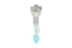 Teddies Plišast medvedek piščalka/igračka 22cm na kartici