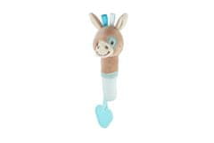 Teddies Piščalka/igralka osel plišasta 22cm na kartici