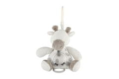 Teddies Žirafa navijalna igrača strojček z ropotuljico plišasta 16,5x21,5cm