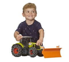 Bruder Kmet - Claas Axion 950 s snežnimi verigami in plugom