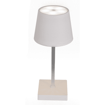 BestDeals Prenosna namizna nočna LED svetilka, lučka bele barve na dotik