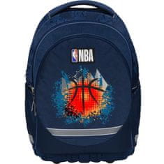 NBA Šolski nahrbtnik Ergonomic NBA z odsevnimi deli in čvrstim dnom