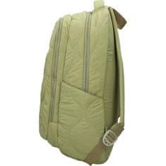 Street Šolski nahrbtnik Round Puffy Khaki z oblazinjenim hrbtiščem