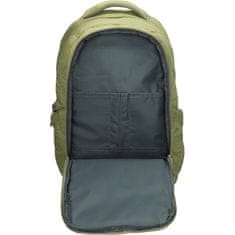 Street Šolski nahrbtnik Round Puffy Khaki z oblazinjenim hrbtiščem