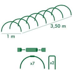 Vidaxl Tunel za rastline za hitro rast 6030202