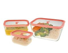 Status Viva set vakuumskih posod, 3-delni, losos (0.5 L, 1.4 L, 2.6 L)