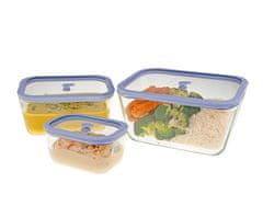 Status Viva set vakuumskih posod, 3-delni, modro-lila (0.5 L, 1.4 L, 2.6 L)