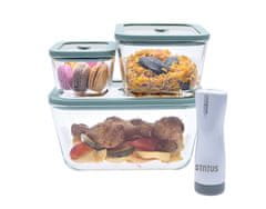 Status Viva set vakuumskih posod, 4-delni, mint (0.5 L, 1.4 L, 2.6 L, BVP50)