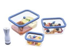 Status Viva set vakuumskih posod, 4-delni, modro-lila (0.5 L, 1.4 L, 2.6 L,BVP50)