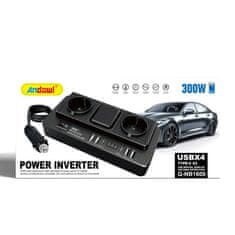 Andowl 12V - 220V 300W Pretvornik