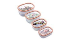 Status Fresko set vakuumskih posod, 4-delni, losos (0.5 L, 0.9 L, 1.4 L, 2.3 L)