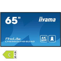 iiyama ProLite LH6560UHS-B2AG 64,5" (164cm) 4K UHD VA HDMI 24/7 informacijski zaslon