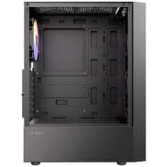 Antec AX27 RGB ELITE Midi-T ATX okno gaming črno ohišje