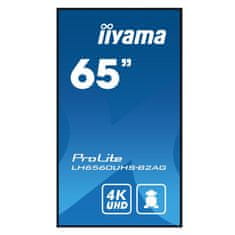 iiyama ProLite LH6560UHS-B2AG 64,5" (164cm) 4K UHD VA HDMI 24/7 informacijski zaslon