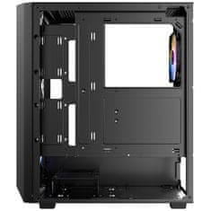 Antec AX67 ARGB Midi-T ATX okno gaming črno ohišje