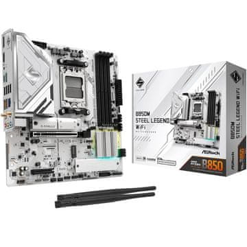 ASRock B850M Steel Legend WiFi AM5 4xDDR5 mATX osnovna plošča