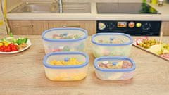 Status Fresko set vakuumskih posod, 4-delni, modro-lila (0.5 L, 0.9 L, 1.4 L, 2.3 L)