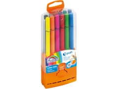 MONAMI Komplet 12 trikotnih markerjev v plastičnem kovčku Fiorello GR-290