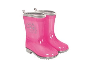 Perletti Otroški odsevni gumijasti škornji Perletti Cool Kids Pink, 15540
