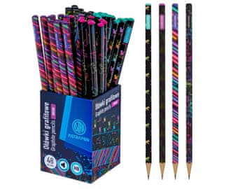 Astra Navaden svinčnik HB AstraPEN Neon Cats, stojalo, 206023003