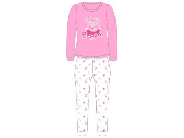 E plus M Dekliška pižama iz flisa PEPPA PIG Coral