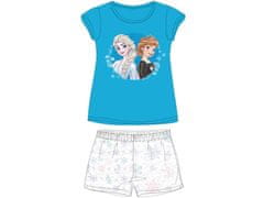 E plus M Dekleta bombažna pižama kratka DISNEY FROZEN / modra