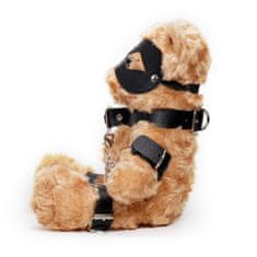 Crushious Plišasti medvedek Crushious - Crushito bondage v črnem, 31 cm