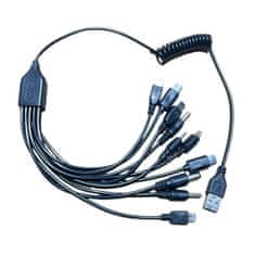 Northix Večnamenski polnilni kabel 10 v 1 