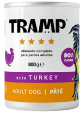 Tramp pašteta za odrasle pse s puranom, 6 x 800 g