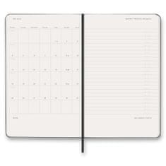 Moleskine Dnevnik 2026 - PRO, trde platnice, L, tedenski, vertikalni, črn