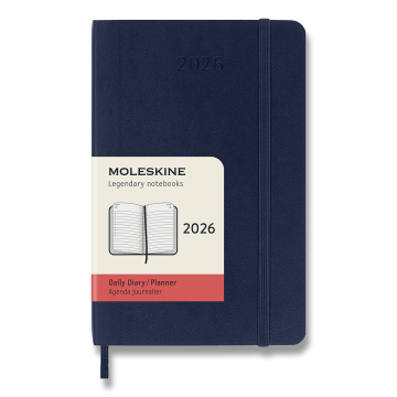 Moleskine Dnevnik 2026 - mehke platnice, S, dnevni, modri